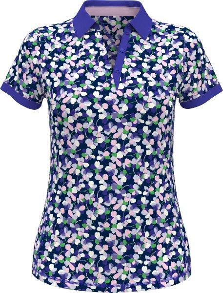 Women's Mesh Detail Short Sleeve Polo | PGA TOUR | Shirts & Polos
